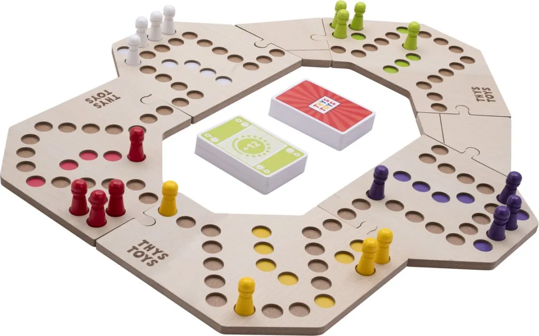 ThysToys Keezen Connect Deluxe Bordspel - 3-8 Spelers