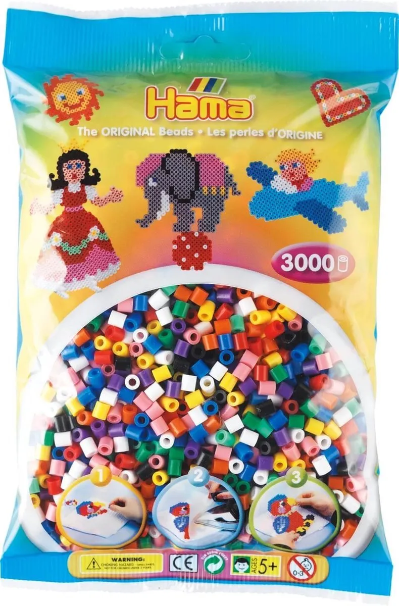 Hama Strijkkralen 3000 Stuks