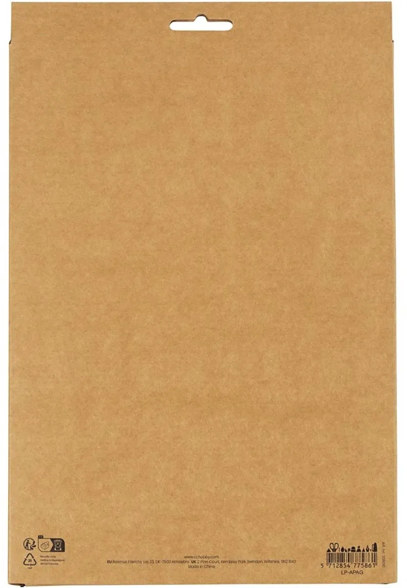 Creativ Company Crêpepapier Multicolor - 8 Vel A4
