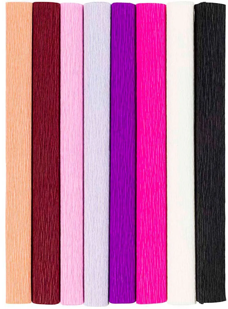 Creativ Company Crêpepapier Multicolor - 8 Vel A4