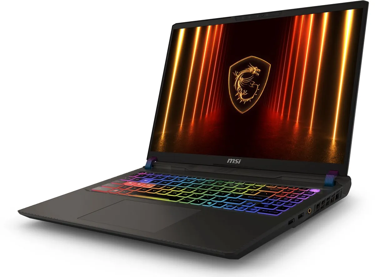 MSI Vector 16 HX AI A2XWHG-674NL Gaming Laptop - 32GB RAM 1TB SSD RTX 5070 Ti - Grijs