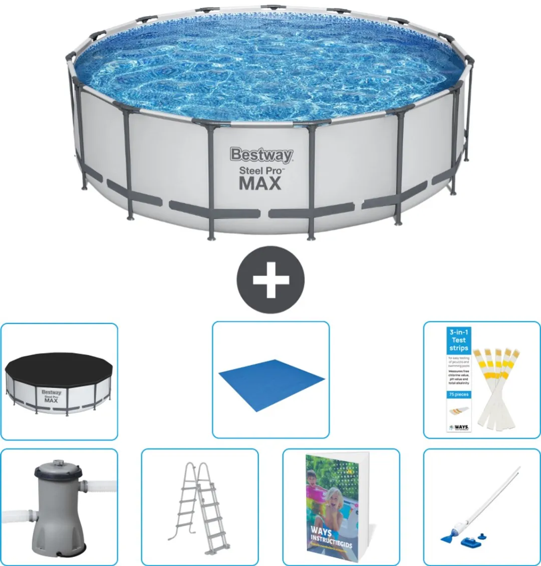 Bestway Steel Pro MAX Zwembad 457x122cm