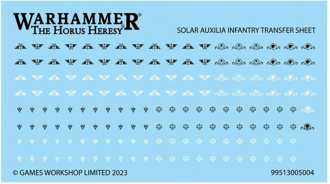 Games Workshop Horus Heresy Veletaris Storm Section 31-76