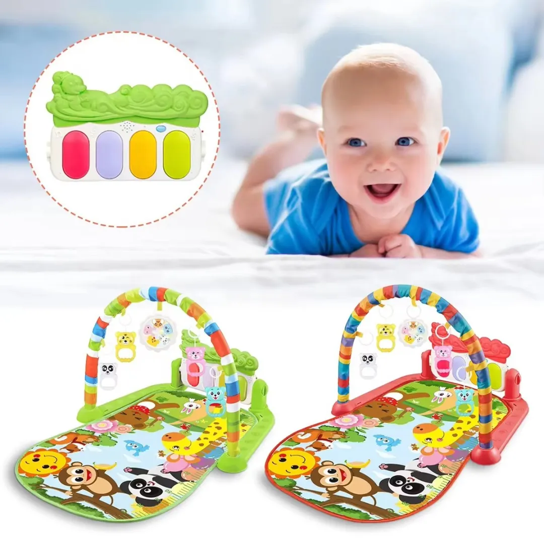 RyC Toys Kleurrijke Babypiano Gym - Rood - afbeelding 2 van 6