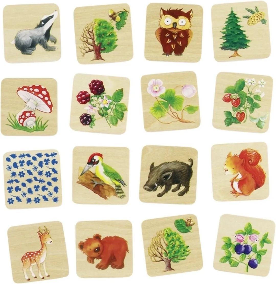 Goki Memo Game Woodland Wildlife 56869