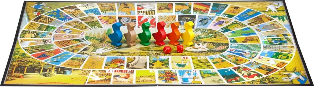 Selecta Tactic Reuze Ganzenbord 54594 - Bordspel - 2-6 Spelers