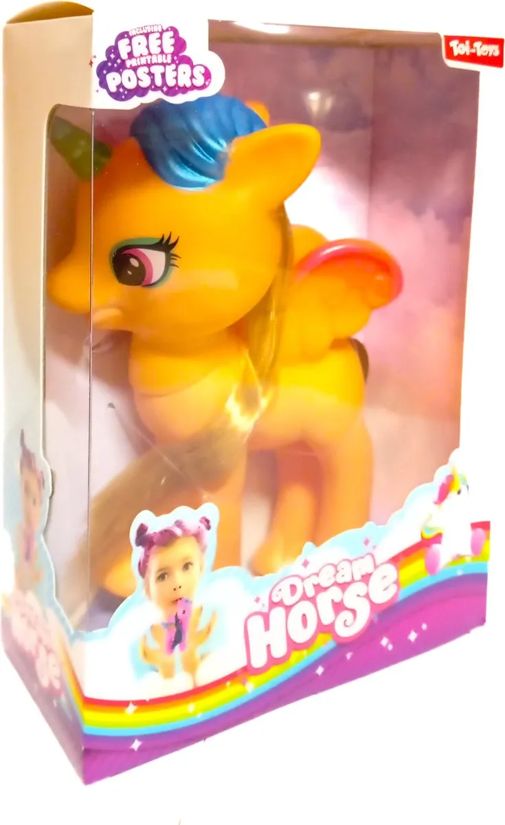 Toi-Toys Dream Horse Eenhoorn 19cm - Veelkleurig