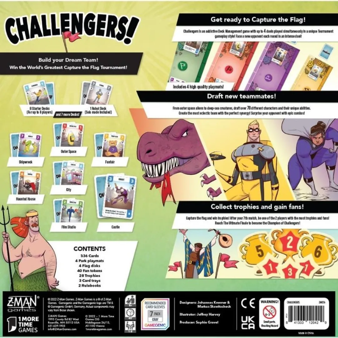 Z-Man Games Challengers Bordspel - 1-8 Spelers