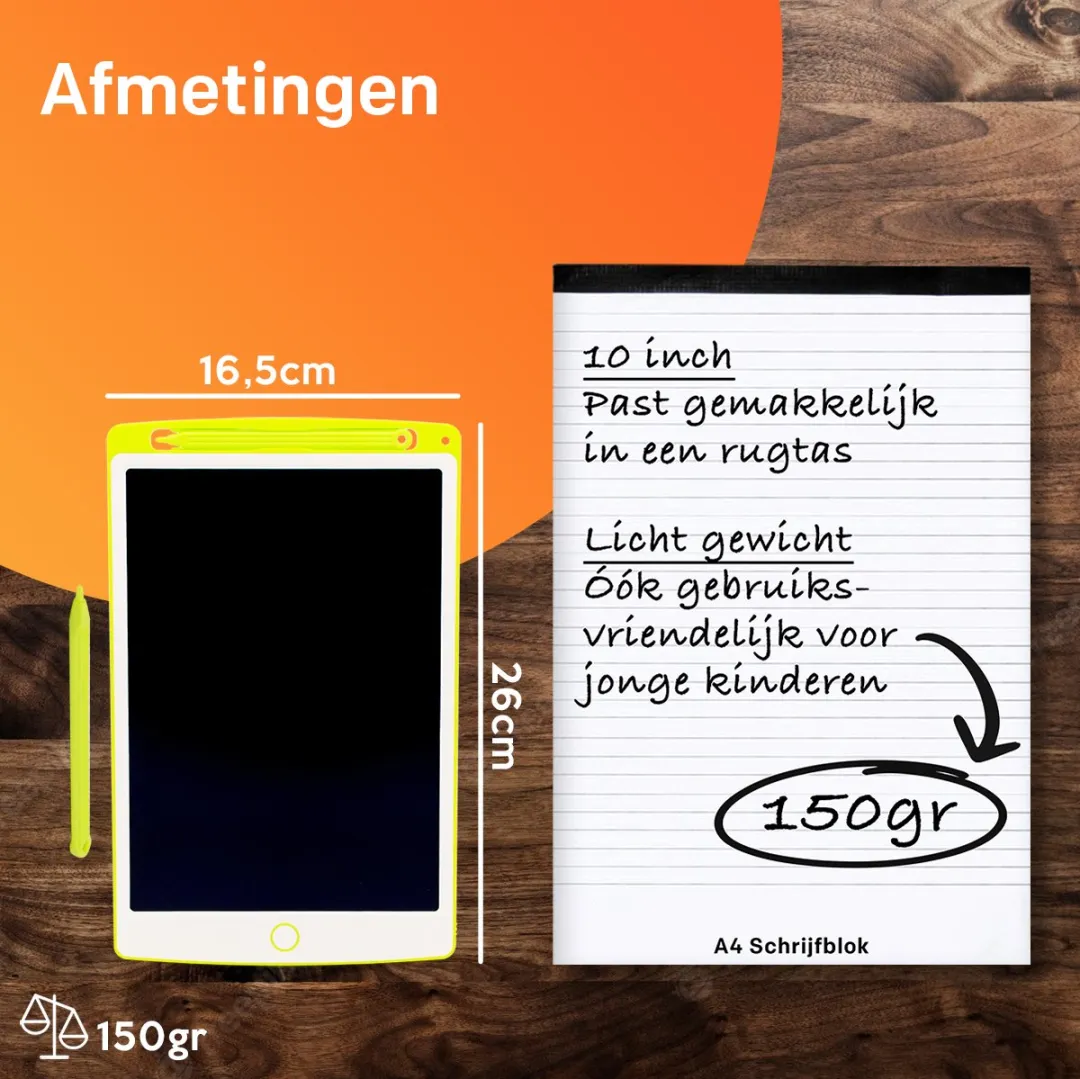 Must-Have for Kids Tekentablet 10 inch Groen