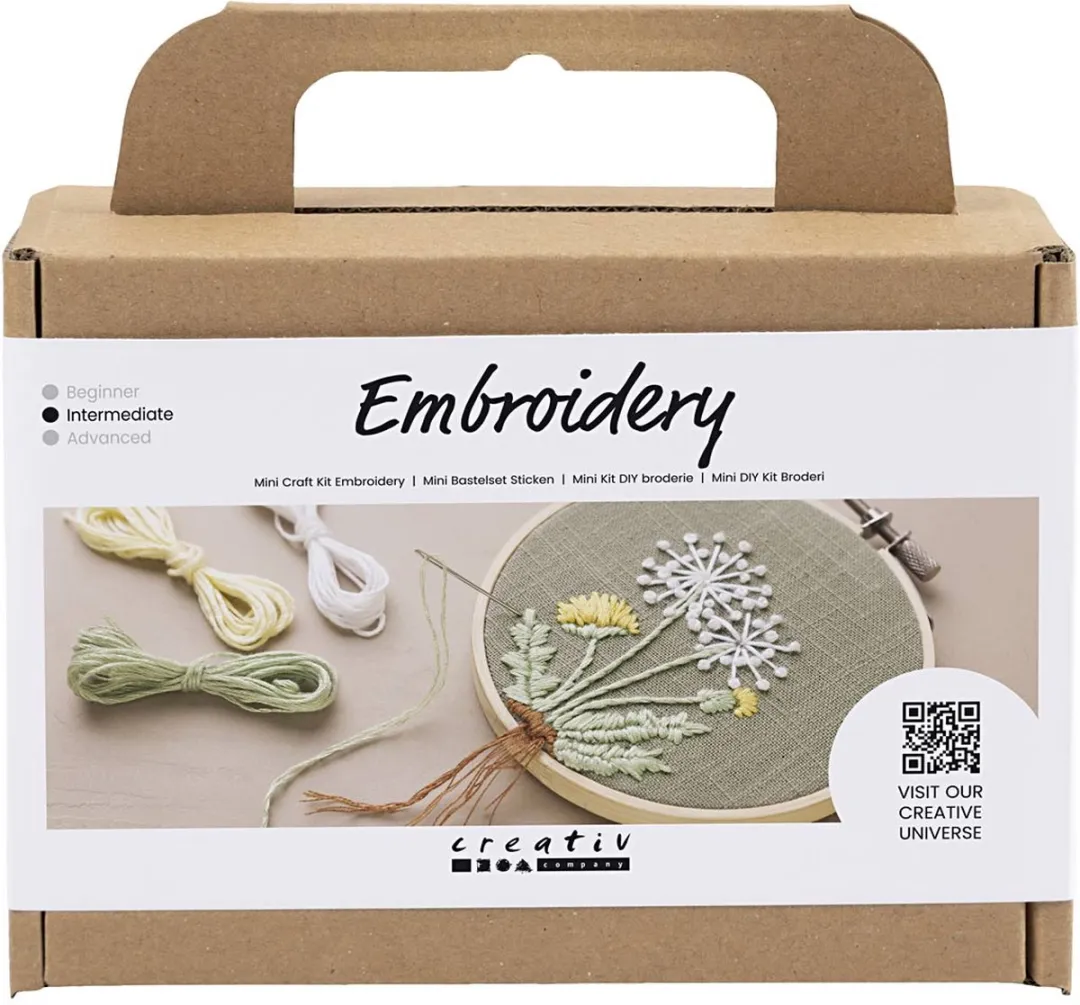 Creativ Company Mini Creative Box Borduren Bloemenframe