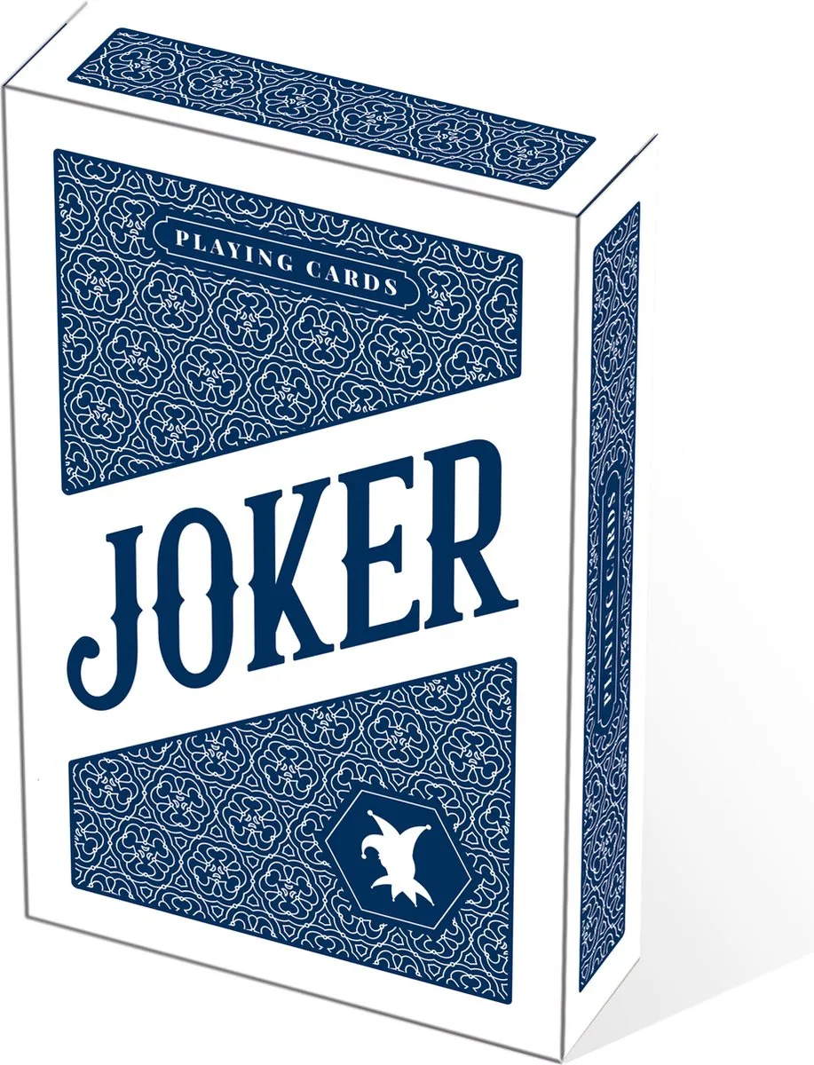 Cartamundi Joker Bridge Speelkaarten Blauw/wit - 12 Spelers