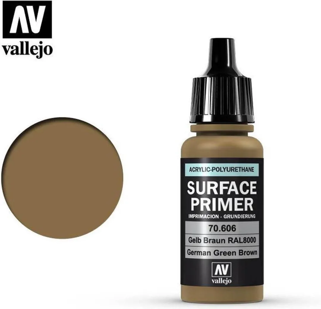 Vallejo Hobbyverf Acrylverf 70606 German Green Brown - 17ml