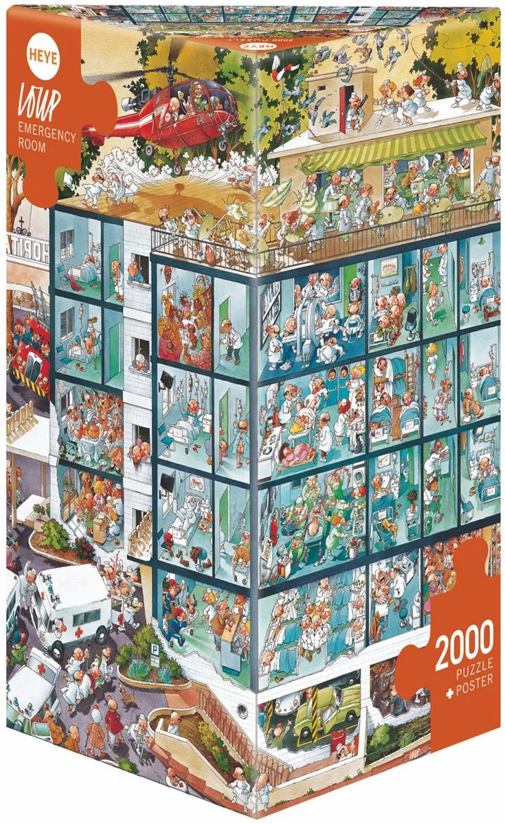 University Games Emergency Room Loup Legpuzzel 2000 Stukjes