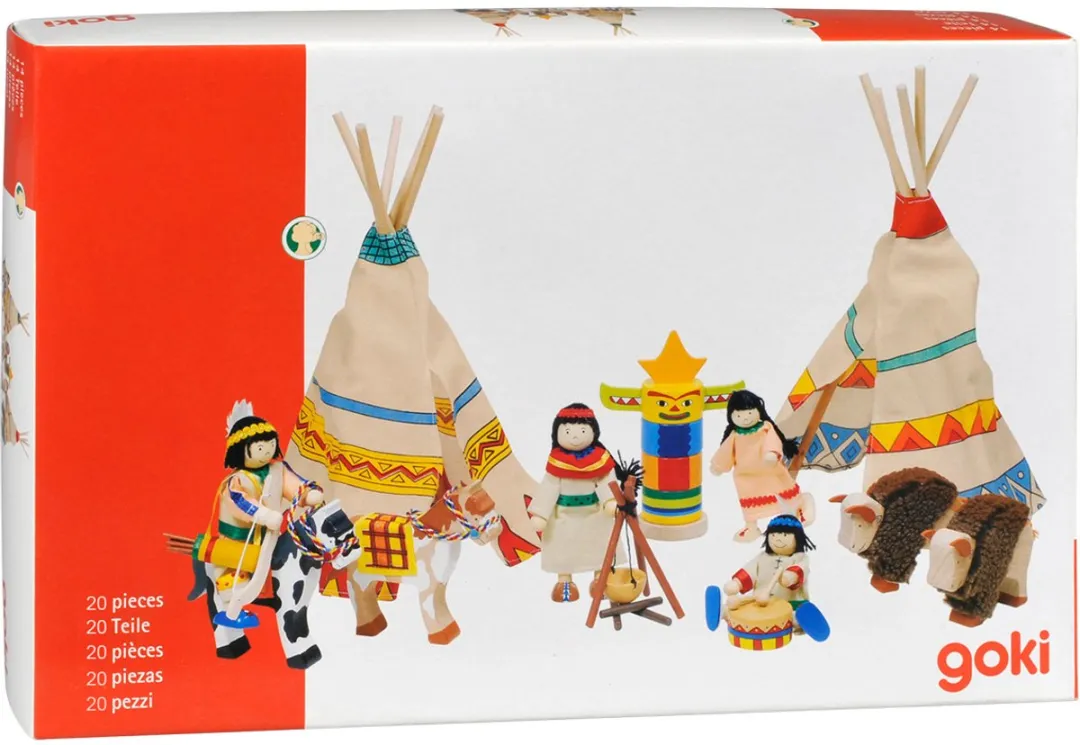 Goki Buigpopje Indianen 51911 - Multicolor
