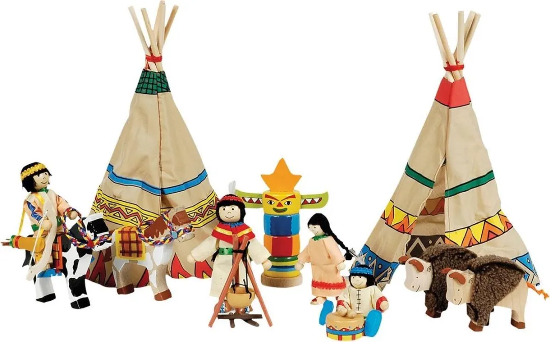 Goki Buigpopje Indianen 51911 - Multicolor
