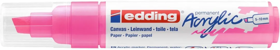 edding 5000 Acrylmarker - Neon Roze