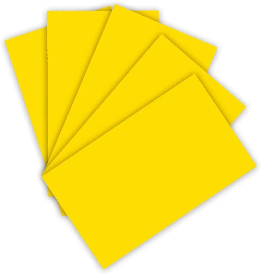 Folia Knutselkarton A4 Bananengeel 220g
