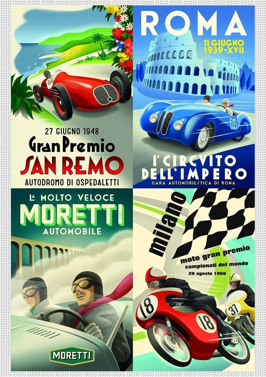 Piatnik Classic Italians 1000 Puzzels - 1000 Stukjes
