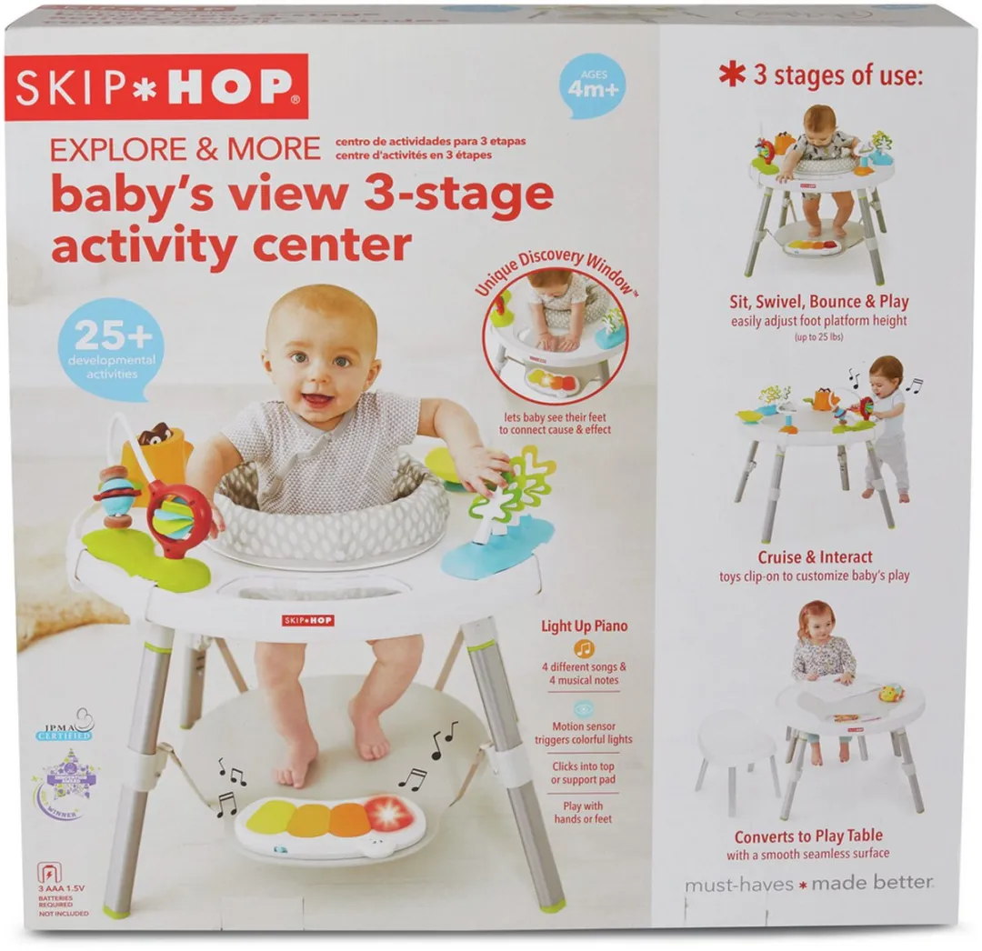 Skip Hop Explore & More 3-Stage Activity Center - Wit - afbeelding 4 van 6
