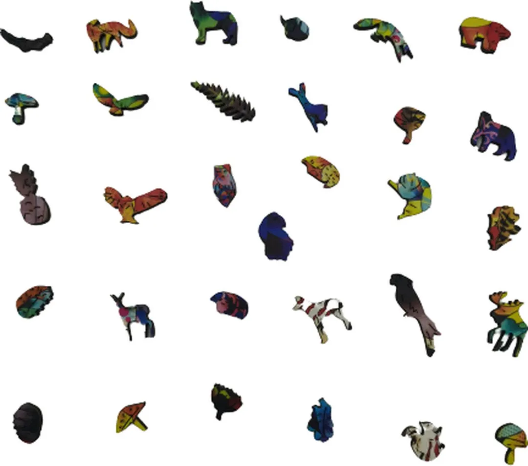 VinkToys Legpuzzel Papegaai A3 Houten - 361 Stukjes