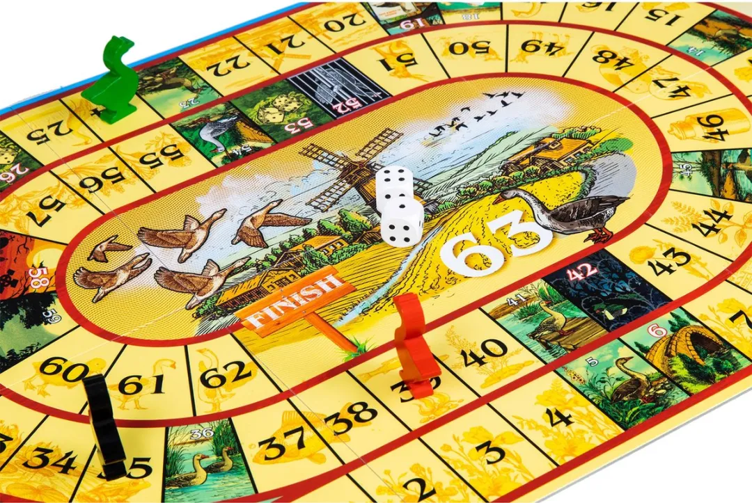Clown Games Ganzenbord De Luxe 2010370 - Multicolor - afbeelding 6 van 6