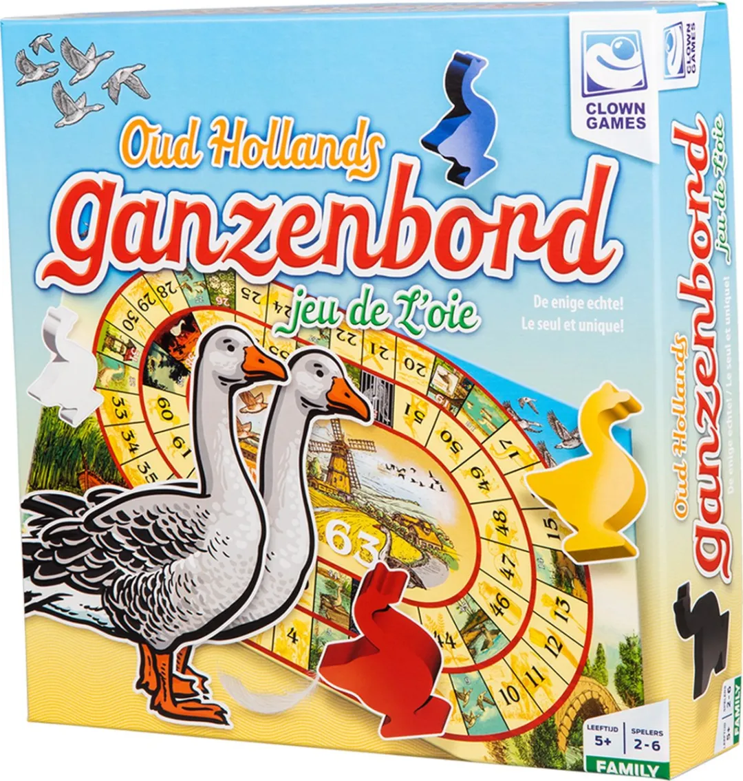 Clown Games Ganzenbord De Luxe 2010370 - Multicolor