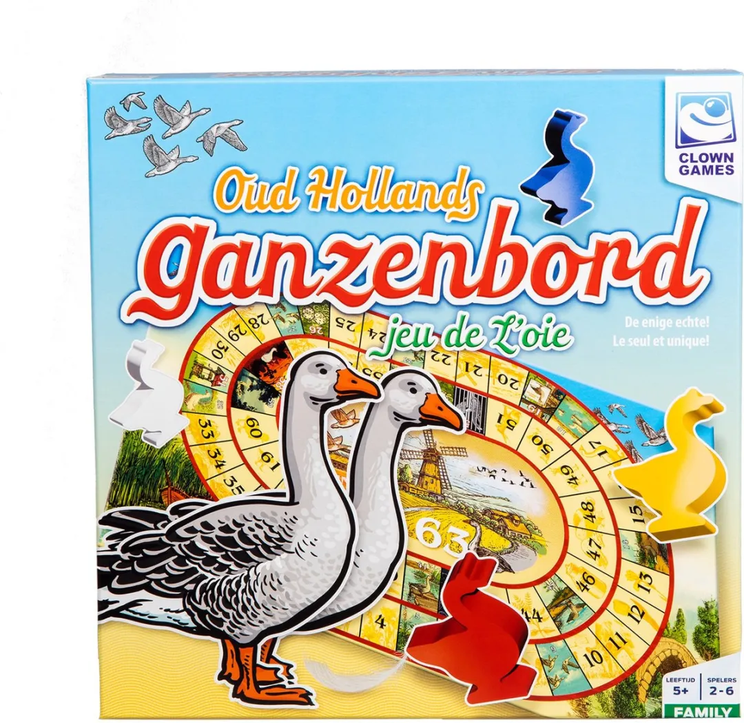 Clown Games Ganzenbord De Luxe 2010370 - Multicolor