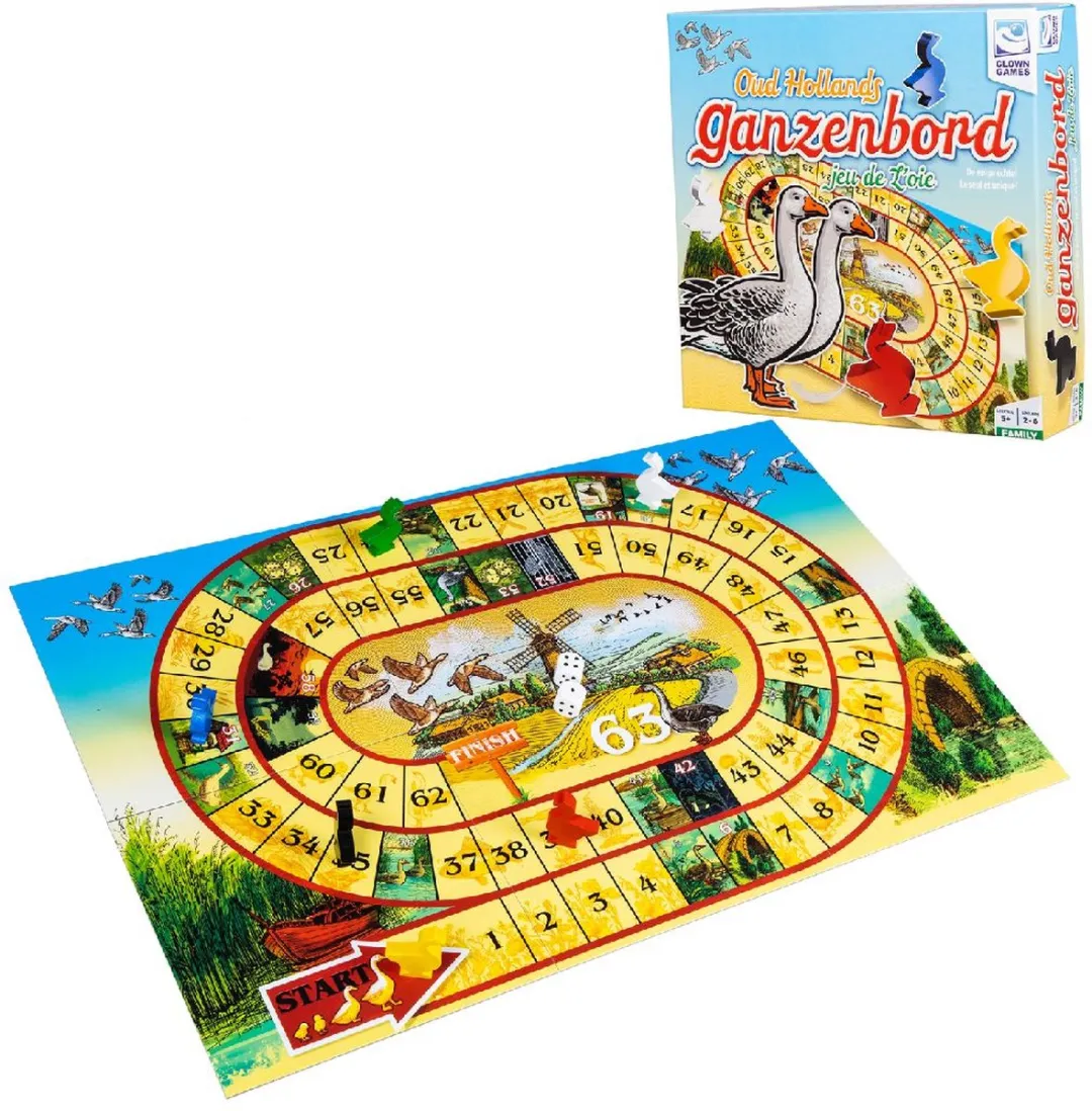 Clown Games Ganzenbord De Luxe 2010370 - Multicolor