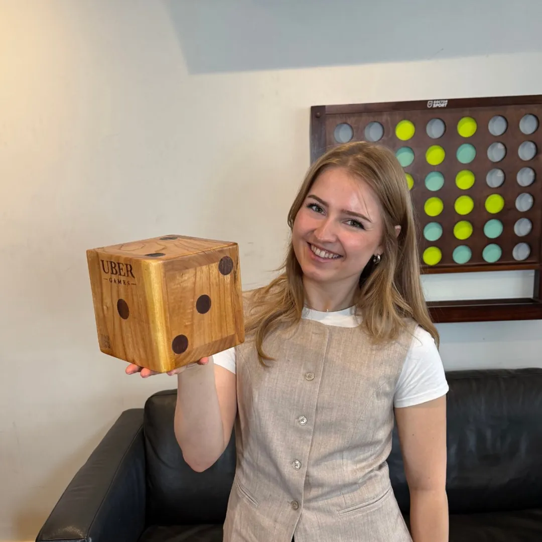 Ubergames Mega Houten Dobbelstenen 6x15x15cm - Drakehout