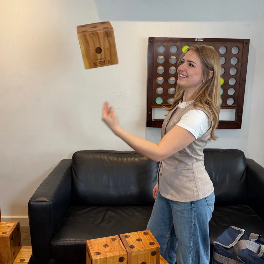 Ubergames Mega Houten Dobbelstenen 6x15x15cm - Drakehout