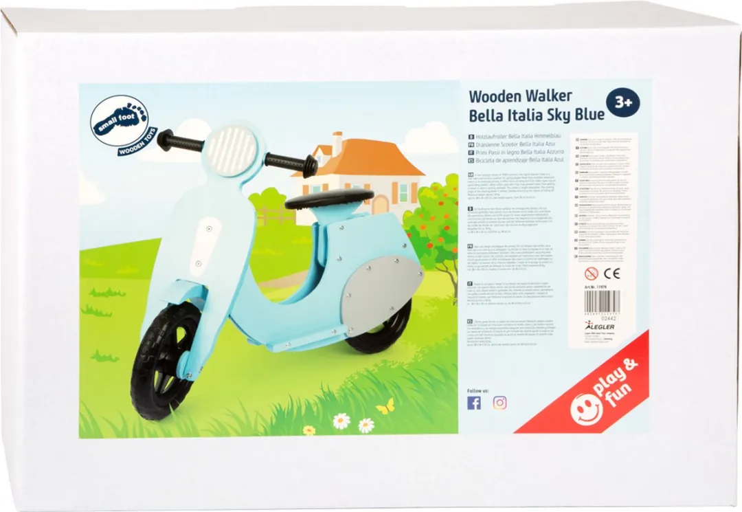 Small Foot Balance Bike Bella Italia - Blauw