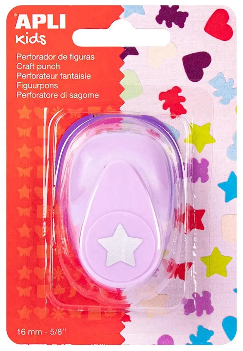 Apli Kids Ster Figuurpons - Multicolor