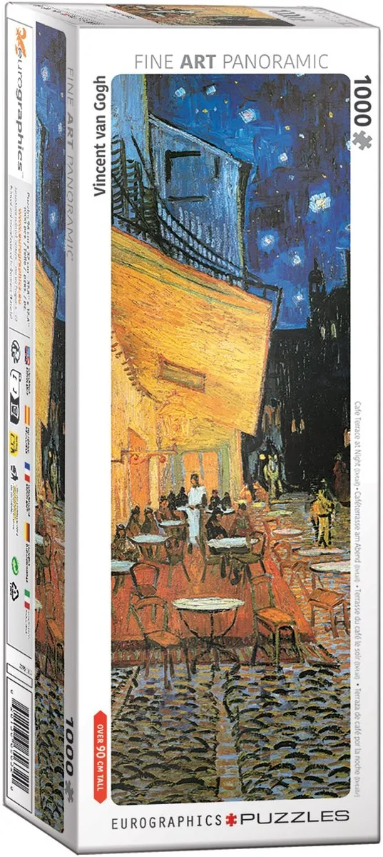 Eurographics Café at Night Vincent van Gogh Puzzel 1000 Stuks