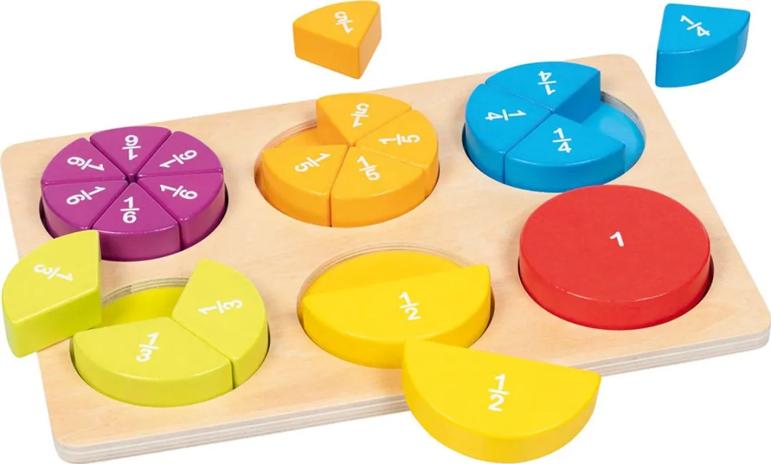 Goki Fraction Learning Puzzle 21 Stuks