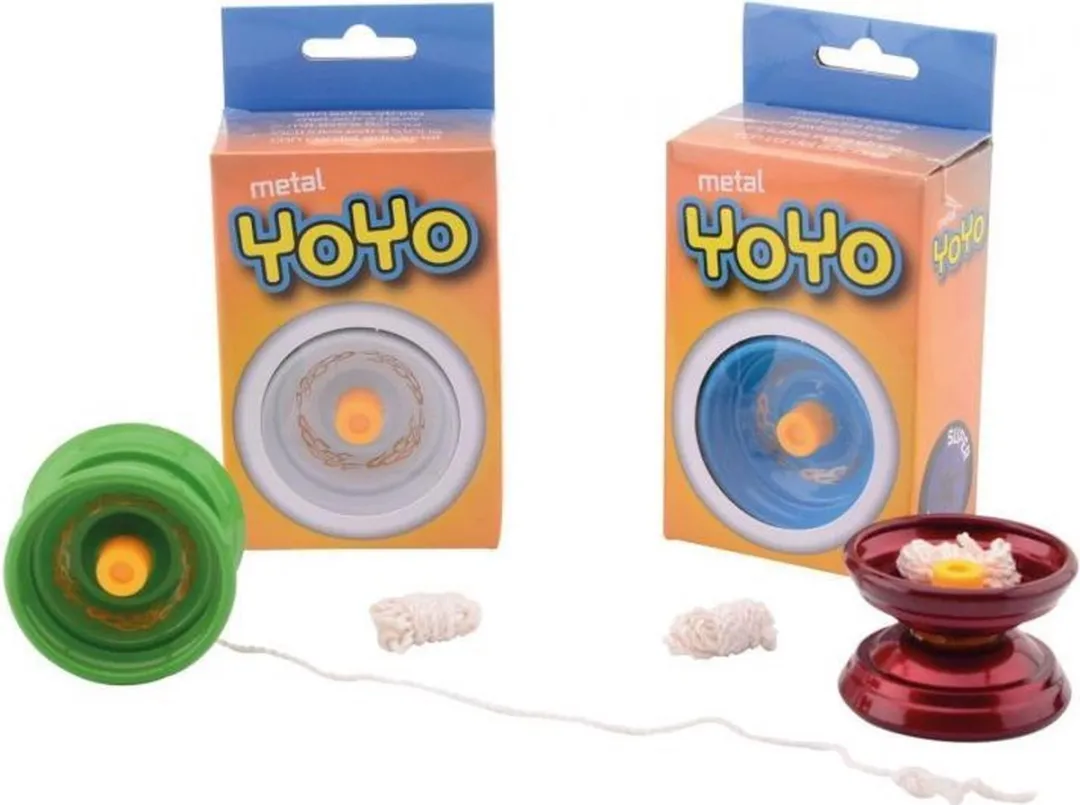 Johntoy Basic Stalen Jojo Super Spin - Assorti