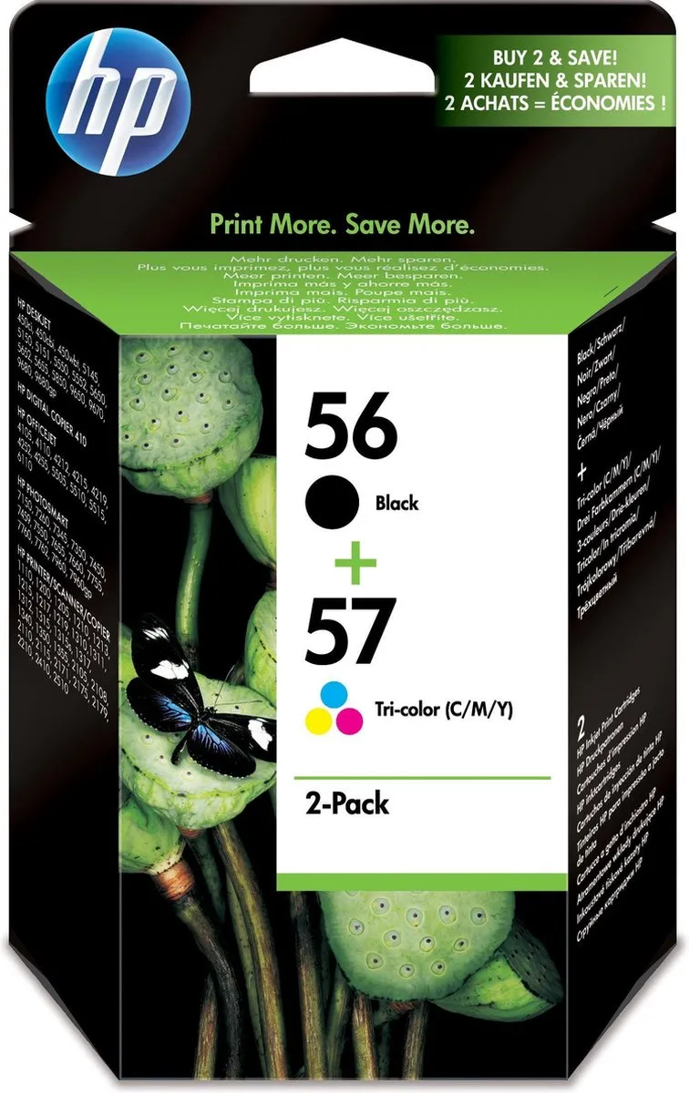 HP 56/57 Inktcartridge SA342AE - Zwart - afbeelding 6 van 6