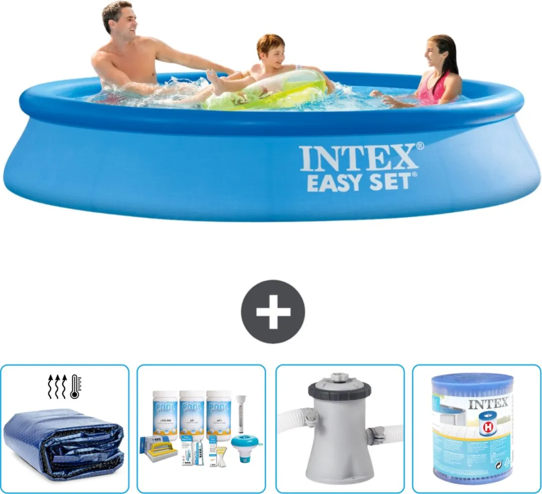 Intex Easy Set Zwembad 305x61cm - Blauw - 3077L - afbeelding 2 van 6