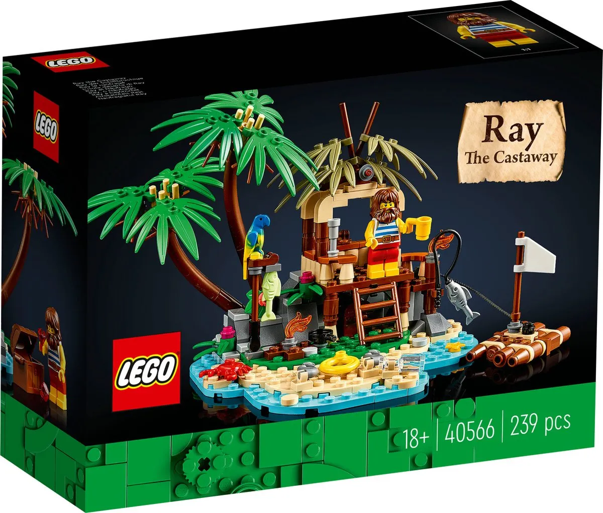 LEGO Ideas Ray de Schipbreukeling 40566 - 239 Stukken