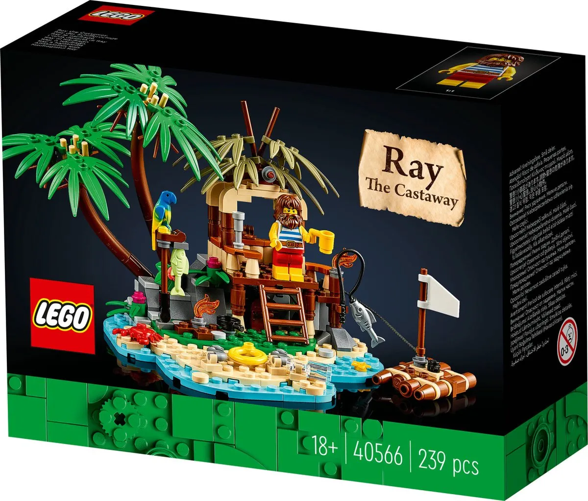 LEGO Ideas Ray de Schipbreukeling 40566 - 239 Stukken