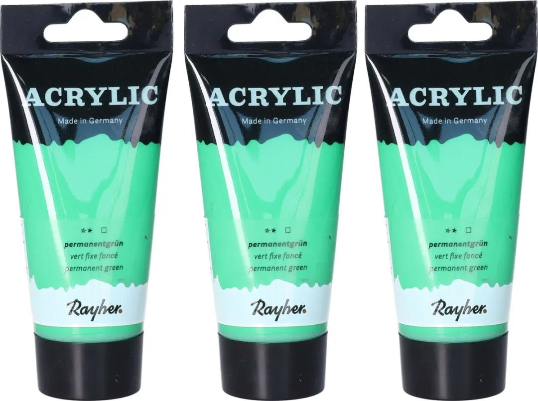 Rayher Acrylverf op waterbasis Groen 75ml
