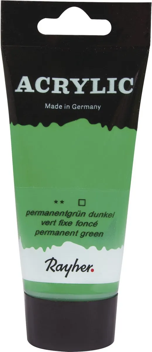 Rayher Acrylverf op waterbasis Groen 75ml - 3 Stuks