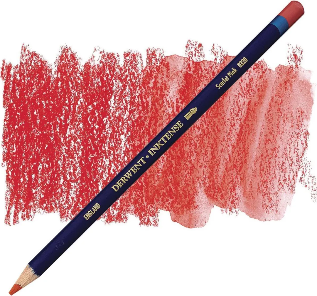Derwent Inktense Scarlet Pink Potlood