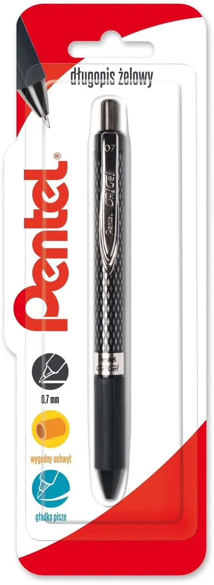 Pentel K497 Gelpen Zwart 0.7mm