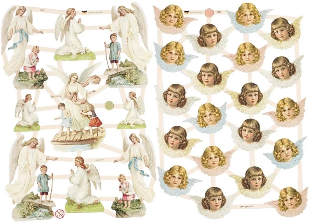 Creativ Company Vintage Plaatjes Engelen Poëzie