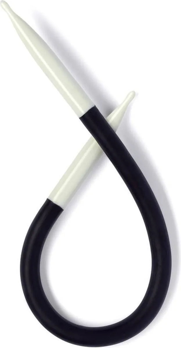 Prym Ergonomics Kabelnaald Yoga 25cm - 7mm Wit/Donker