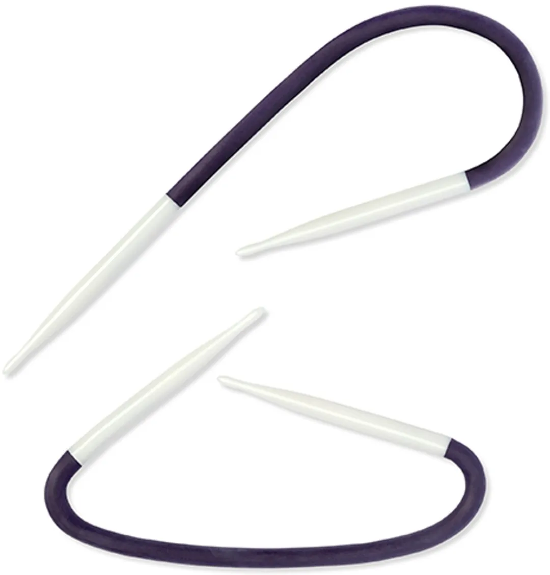 Prym Ergonomics Kabelnaald Yoga 25cm - 7mm Wit/Donker