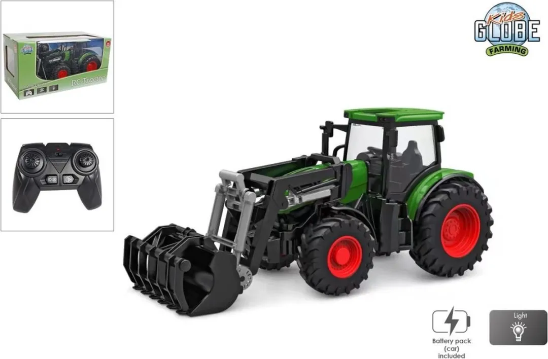 Kids Globe RC Tractor 510310 - Frontlader - Meerkleurig