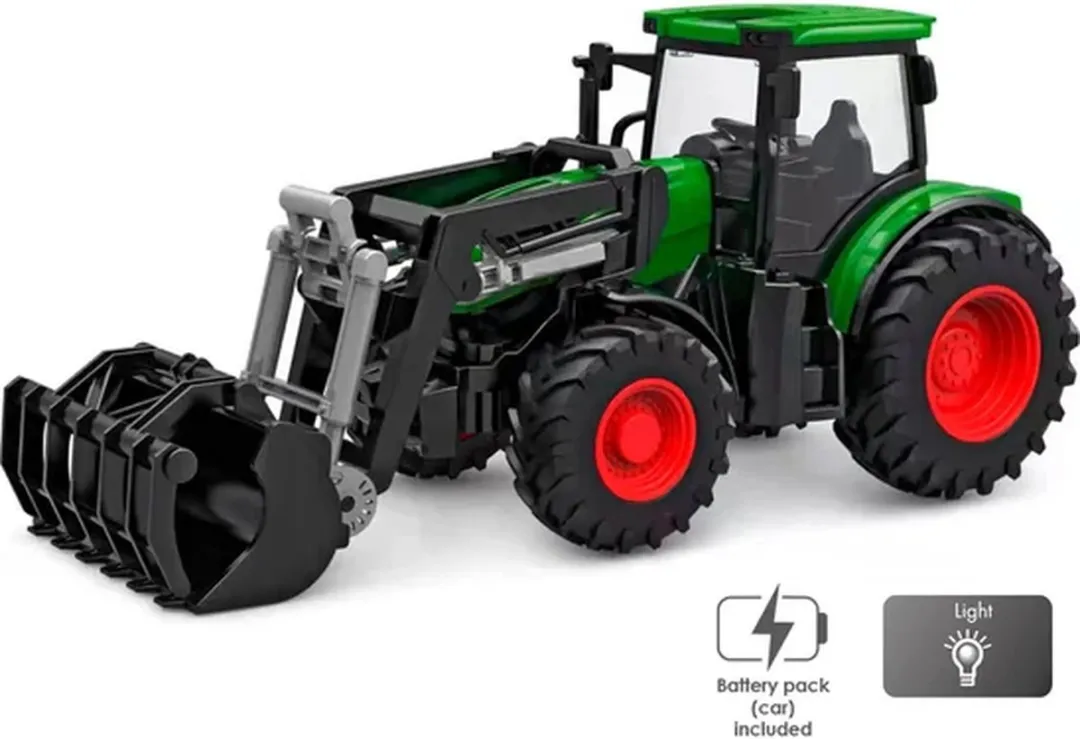 Kids Globe RC Tractor 510310 - Frontlader - Meerkleurig - afbeelding 6 van 6