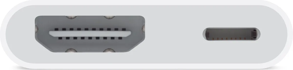 Apple Lightning naar USB-C & HDMI Adapter KD00491 - Wit