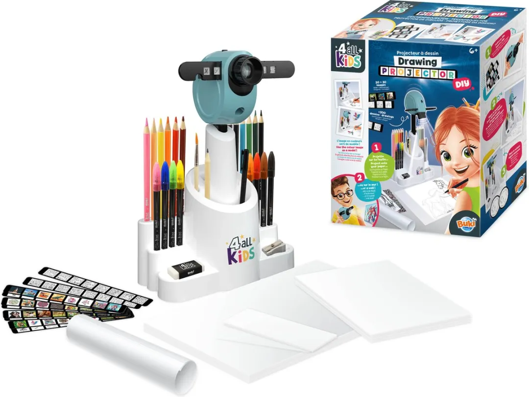 Buki - Tekenprojector - tekenset - kleurset - Educatief speelgoed - Creatief speelgoed